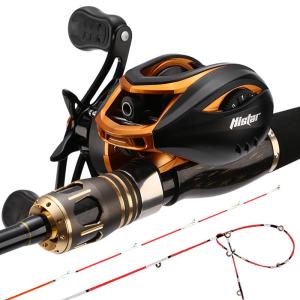 HISTAR | Titanium Carbon Bridge & Light Lead Fishing Rod with Reel