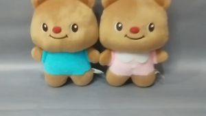 Boneka Bear Standing Animal Butter Bulu Rassel Lucu Ukuran M