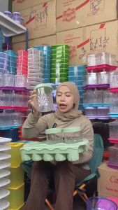 [ CALISTA ] TOPLES AESTHETIC NAMPAN BECKEL TOPLES KUE KERING LEBARAN ESTETIK 1 SET ISI 3PCS