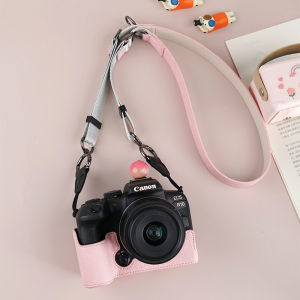 Naiying Camera Bag Compatible with Canon R10/R50/R50V/R100/200D/200Dll Protective Base Cover Anti-fall Shoulder Strap Card Holder Digital Camera Accessories