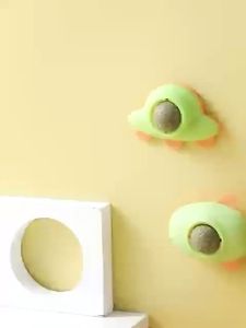 ลูกบอลแมว แคทนิปบอล 100% ติดกำแพง เล่นแมว ไม่กลิ้งหาย catnip ball