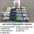 Paket media filter kolam koi lengkap siap pakai / media filter kolam koi / media filter. 