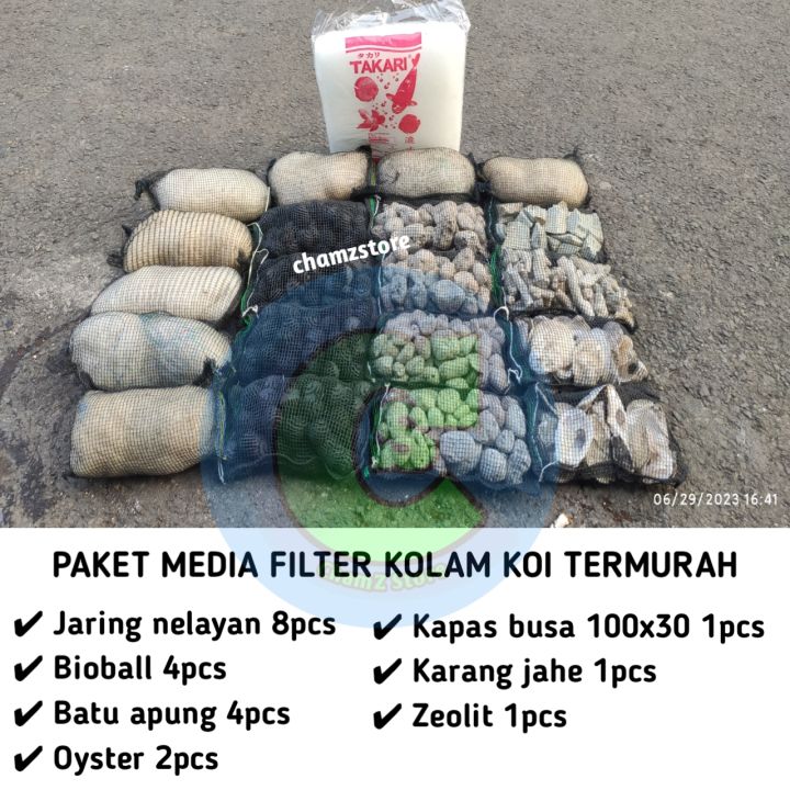Paket media filter kolam koi lengkap siap pakai / media filter kolam koi / media filter