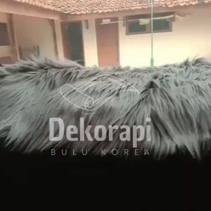 Bulu Dashboard Mobil Cover Alas Bulu Korea Panjang Premium Pelindung Dasbor Mobil 40x150CM Tidak Mudah Rontok