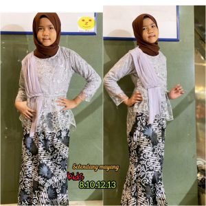kebaya anak/aurora selendang anak/kebaya modren/kebaya pesta/kebaya wisuda