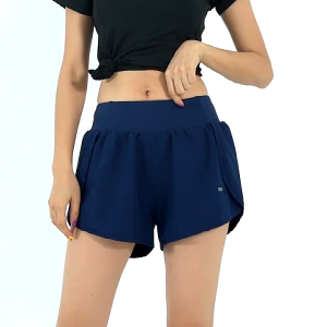 UNINICE Celana pendek olahraga lari wanita longgar dan cepat kering ukuran besar
