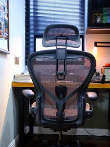 Atlas Headrest for Herman Miller Aeron Chair Second Generation Domestic Production Office Furniture Business Executive Chair