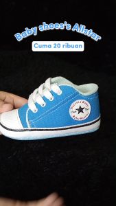 sepatu bayi prewalker laki laki perempuan sneaker usia 1-12 bulan keren murah cod bayar ditempat