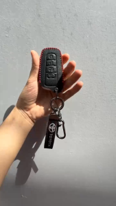 Ốp Da Chìa Khóa Xe Toyota Corolla Cross Camry Corolla Altis Chìa 34 Nút Da Màu Nâu Và Đen