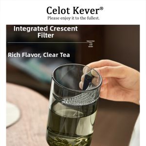 Mens Tea Cup Moon Glass Tea Infuser