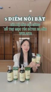 Dầu Gội Gừng Nâu Luxury Detox Hỗ Trợ Mọc Tóc & Ngăn Lão Hóa Da Đầu (Chai 420ml)