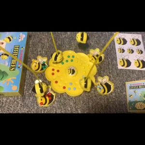 ของเล่นเกมตกปลาแม่เหล็ก เกมบนโต๊ะ ของเล่นเด็ก ผึ้งน้อย เกมฝึกสมาธิสำหรับเด็ก เสริมพัฒนาการ