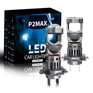 Plug and Play G18 H7 60W 6000K White LED Projector Lens Bulbs Nice Cut Lighting Line for Car Headlight Lights