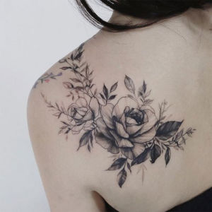 Hình Xăm To Miếng Dán Tạm Thời Tattoo Chống Nước Lâu Trôi Quyến Rũ Legaxi