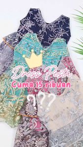 Dress Inara Bayi 4 Tahun & Gaun Pesta Brokat Anak