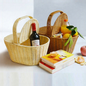 Covered Dust-proof Portable Picnic Basket