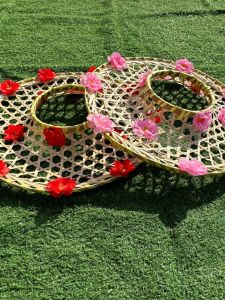 Mũ Biểu Diễn Khiêu Vũ Phong Cách Dân Tộc Dai Bằng Tre Hoa Cho Người Lớn Mũ Khiêu Vũ Sân Khấu Mũ Khiêu Vũ Khiêu Vũ Sảnh