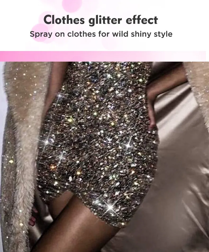 Be the center of attention Night club party hair glitter spray Charming Dating Shiny Spray for Body Face Clavicle Clothes Performances Weddings Glitter wink spray Highlight Fine Glitter Beauty Must Have | Be the center of attention Night club party hair glitter spray Charming Dating Shiny Spray for Body Face Clavicle Clothes Performances Weddings Glitter wink spray Highlight Fine Glitter Beauty Must Have |