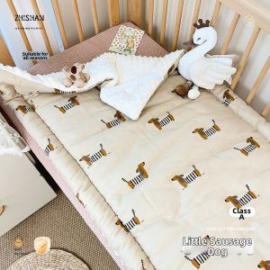 ZHISHAN | Infant Toddler Washable Cotton Mattress Pad