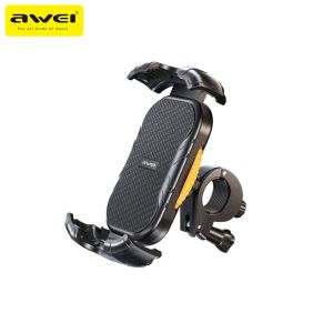 Awei X29 Bike Phone Holder Shockproof Auto Clamping 360° Adjustable for Motorcycle Electric Bicycle