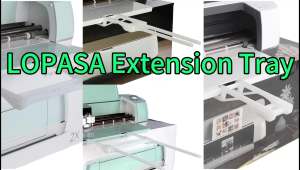 LOPASA Long Extension Tray for Cricut Explore 3 and Explore Air 2 24 Cutting Mat Support Mat Holder for 12x24 and 12x12 Mat Explore Air 2 Extender Accessories Tools