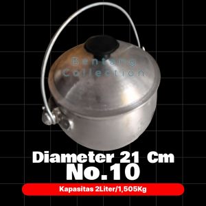 Kastrol Liweut Aluminium Super 1-3Liter