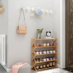 ชุมชน Home Store ชั้นวางรองเท้า ไม้ชั้นวางรองเท้า วัสดุไม้ไผ่ ชั้นวางรองเท้า วัสดุไม้ไผ่ ชั้นวางรองเท้ามินิมอล กล่องเก็บรองเท้า