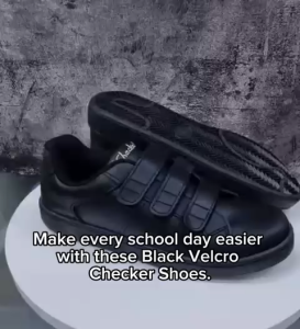 *SG Seller* Checker 0722 Made in Taiwan School Shoes White Black Kids Adult Student Sports Sneakers Velcro Strap Lace Up