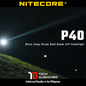Nitecore P40 LEP Flashlight - 2900 Meters - 2000 Lumens - Adaptive Cruise Mode- 5500mAh- USB-C -IP68