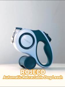 ROJECO Automatic Retractable Dog Leash 3M/5M Extendable Rope For Outdoor Travel Walking Hiking Small Dogs Traction Rope Cat Lead