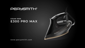 PerySmith E300 Pro Max Anti Burns Guaranteed Steam Iron Steamcare Series