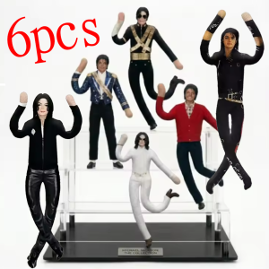 Bandai | Hot Sale Michael Jackson Cosplay Prop Doll Plush Stuffed Figure Dolls Room Decoration Abstract Joint Mobility Props Gift