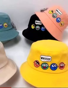 Money comes หมวกปีกรอบ มีสายคล้องคาง สีสันสดใส หมวกเด็ก