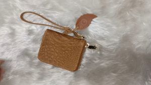 GPBAGS กระเป๋าสตางค์ 2 ซิปรอบใบสั้น GP032-05 หนังชามัวส์ กระเป๋าหนังวัว กระเป๋าถือ