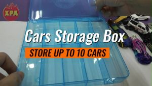 Toy Cars Transparent Storage Box - Plastics Containers for children toys car truck pickup accessories Hot Wheels Matchbox Tomica 1/64 scale diecast