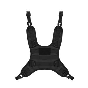 Motorcycle Fuel Tank Bag Base Vest Portable Motorbike Side Bags Mounting Kit for Universal Motorcycle Saddle Bag Vest