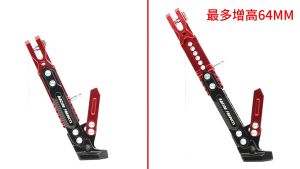 มอเตอร์ไซค์ ขาตั้งข้าง มี ขาตั้งแต่ง ขาตั้งมอไซค์ ขาตั้ง CNC ขาตั้งรถมอเตอร์ไซค์ ขาตั้งข้าง กันลื่น  5 สีให้เลือก ปรับความสูงได้ 20-26 CM ใส่ได้ทุกรุ่นการออกแบบป้องกันการลื่น สำหรับ รถมอเตอร์ไซค์ แข็งแรง รับน้ำหนักได้เยอะ