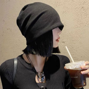 Net Red Bag Cap Childrens Spring Summer and Autumn Stars Same Style Plain Face Couple Pile Heap Cap Men All-Match Earflaps Beanie Hat