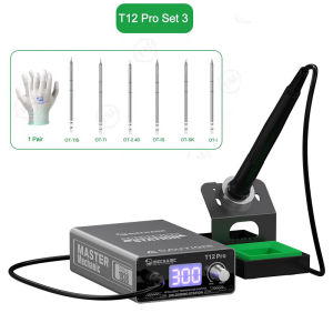 Mechanic 75W Digital T12 Pro Soldering Iron Station Auto Sensing Fast Heating Precise Temperature Control Solder Welding Tools