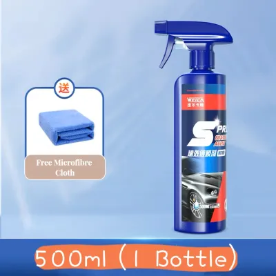 [SG] Car Coating Spray 🚘 Car Nano Coating Spray Car Wash Car Cloth Ceramic Coating Spray Car Wax Spray