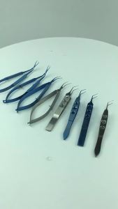Duckbill Implantation Tool Intraocular Holding Forceps Half-type Soft Crystal Folding for Instrument Ophthalmic