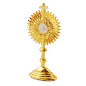 Catholic JHS Decorative Ornaments Exquisite&Mini Jesus Communion Car/Home/Office Metal Ornaments Religious Jewelry Gifts