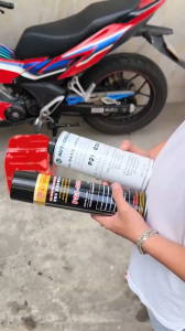 Sơn phủ gầm/ Sơn xịt gầm chống ồn chống gỉ xe ô tô RIO AUTOCOLOR P21-030 màu xám màu đen