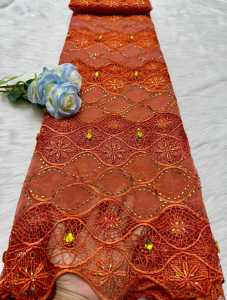 5 Yards African Guipure Cord Lace Fabric 2026 High Quality Nigerian Water Soluble Lace Fabric For Women Wedding Party Dresses