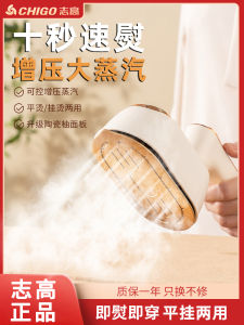 Portable Steam Iron Machine Chigo HX-6228 for Home Use Small Electric Ironing Device with Supercharged Steam 1000W Power