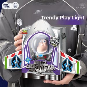 MAKETUBU | Buzz Lightyear Bubble Head Toy Light Trendy Toy Birthday Gift