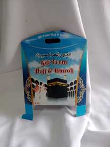 Papper Bag Dus Gift From Haji & Umroh isi 10 Dus Paket Oleh-Oleh Hampers