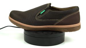 Sepatu Pria Kasual Slide Slop Khamzo D02 Coklat Kekinian Terbaru
