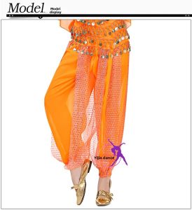 New Adult Womens Dance Performance Belly Dance Long Pants Trousers Practice Suit down Part Shiny Highlight Cuffed Leggings