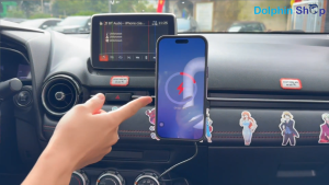 Đế Sạc Không Dây Trên Ô Tô Kiêm Sò Lạnh S21 Pro Chuẩn Qi2.2 Sạc Siêu Nhanh 37W